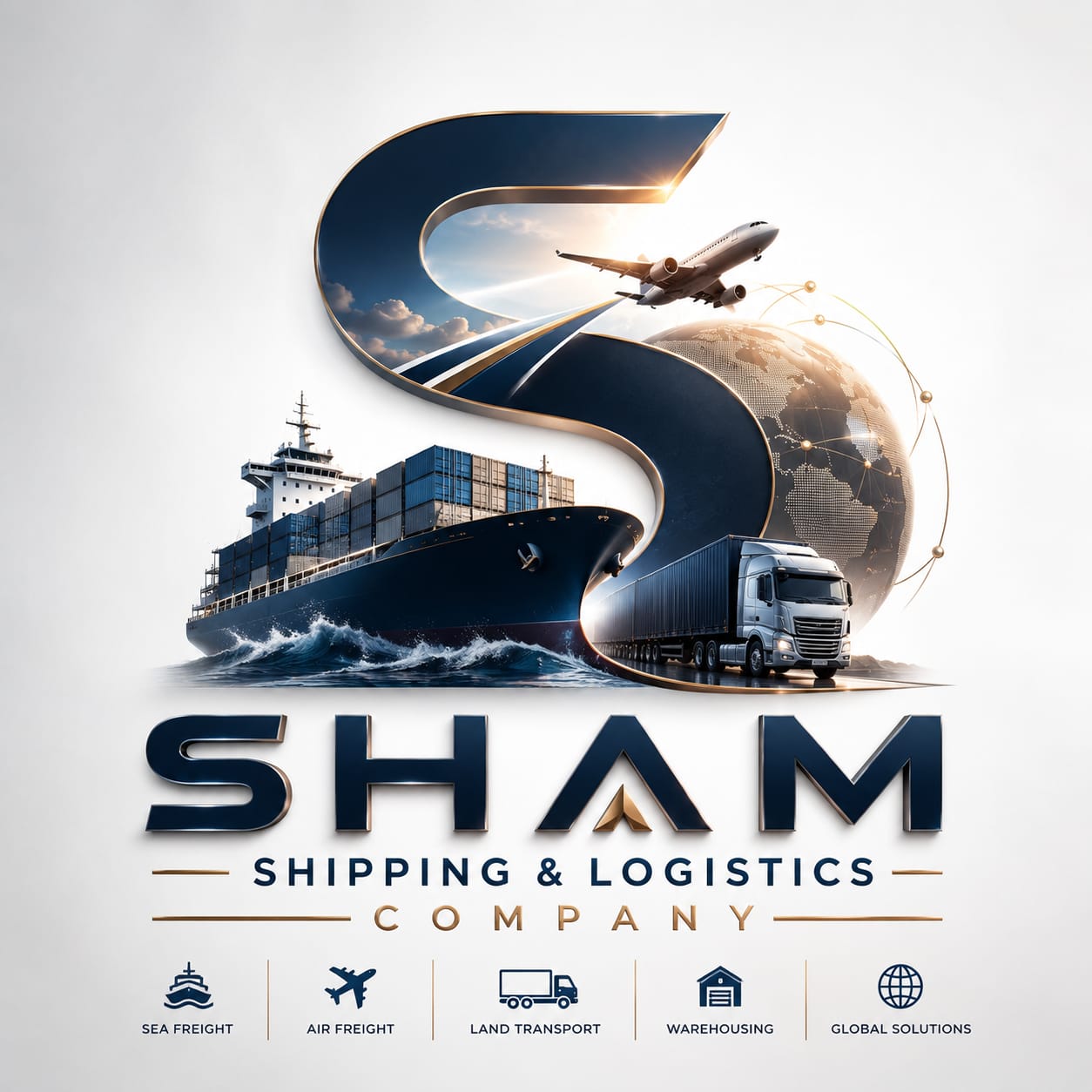 Sham Shipping & Logistics logo
